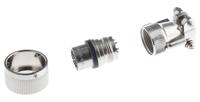 ca06com-e14s-6s-b ITT Cannon, CA-COM, Copper Alloy 6 Way Cable Mount MIL Spec Circular Connector Plug, Socket Contacts,Shell Size 14S,