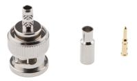 b1121e2-003-nd3g-6-75 Amphenol RF, Plug Cable Mount BNC Connector, 75Ω, Crimp Termination, Straight Body