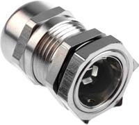 5210322053112220 Lapp SKINTOP Series Metallic Nickel Plated Brass Cable Gland, PG11 Thread, 4mm min., 10mm max., IP68