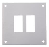 397-1731 RS PRO Standard Thermocouple Panel for Use with Up To 2 Fascia Sockets, RoHS Standard