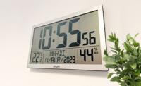 11345 Orium Silver Radio Controlled Wall Clock