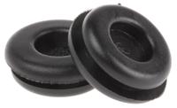 01330351010 SES Sterling DG Black PVC 15mm Cable Grommet for Maximum of 9mm Cable Dia.