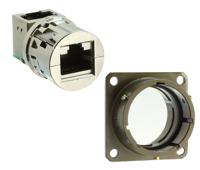 rjf21rag Amphenol Socapex RJF Series Female RJ45 Connector, Panel Mount, Cat5e Right Angle 1 Port 8 -Way