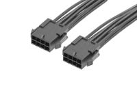 2147572083 Molex 8 Way Male Micro-Fit 3.0 to 8 Way Male Micro-Fit 3.0 Wire to Board Cable, 600mm