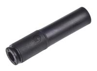 3166-04-08 Legris LF3000 Series Straight Tube-to-Tube Adaptor, Push In 4 mm to Push In 8 mm, Tube-to-Tube Connection Style