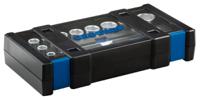 19dmu-20 Gedore 15-Piece Metric 1/2 in Standard Socket Set with Ratchet, 6 point