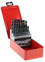 668-1009 RS PRO 29-Piece Twist Drill Bit Set for Metal, 1/2in Max, 1/16in Min, HSS-G Bits