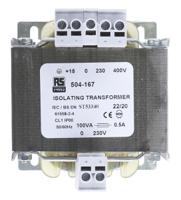 504-167 RS PRO 100VA 1 Output Chassis Mounting Transformer, 230V ac, IEC 61558-2-4