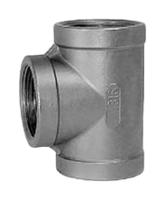 826-6983 RS PRO Stainless Steel Pipe Fitting, Tee Circular Tee, Female G 1in x Female G 1in x Female G 1in