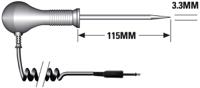 204-8388 RS PRO NTC Needle Insertion Temperature Probe, 115mm Length, 3.3mm Diameter, 150 °C Max