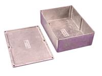 1550e Hammond 1550 Series Natural Die Cast Aluminium Enclosure, IP54, Natural Lid, 171 x 121 x 55mm