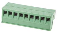 790-0821 RS PRO, 5.08mm Pitch, 9 Way, Pluggable Terminal Block, Plug, Cable Mount, Screw Termination