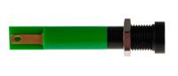 211-364 RS PRO Green Panel Mount Indicator, 24V dc, 8mm Mounting Hole Size, Solder Tab Termination