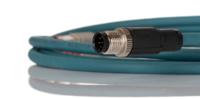 1406117 Phoenix ContactNBC-MS/ 2.0-94B/R4AC SCO US, 2m Cat5, Blue M12 to Male RJ45 Male, Aluminium Foil, Tinned Copper Braid