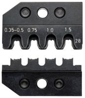 97-49-28 Knipex, 97 Crimp Die, AMP Superseal connector, Wire size 0,35 → 1,5mm²