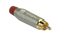 acpr-srd Amphenol Industrial Satin Gold Cable Mount RCA Plug, Gold, 10A