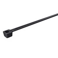 111-01950-t18r-pa66hs-bk HellermannTyton Cable Tie, Heat Resistant, 100mm x 2.5 mm, Black Polyamide 6.6 (PA66), Pk-100