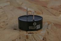 457-055 RS PRO 95dB Through Hole Continuous Internal Piezo Buzzer, 23.5 (Dia.) x 9.5mm, 3V dc Min, 30V dc Max