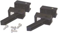 665-6384 METCASE ABS Feet for Use with Metcase Enclosure, 34 x 17mm