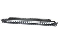 143-831 RS PRO 24 Port RJ Patch Panel STP Black