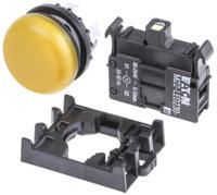 78639222-m22-l-ym22-am22-led230-w Eaton, RMQ Titan M22, Flush Mount, Rear, Surface Mount Yellow LED Pilot Light, 22mm Cutout, IP69K, Round, 12 →