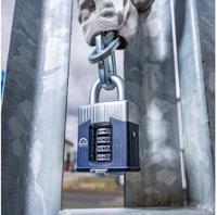 warrior-combi-55 Squire Padlock Steel Padlock, 10mm Shackle, 55mm Body