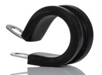 253-8539 RS PRO 20mm Black, Mild Steel P Clip