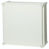 pc-3828-18-g-2fsh-encl Fibox PC Series Grey Polycarbonate General Purpose Enclosure, IP65, IK08, Grey Lid, 380 x 280 x 180mm