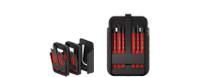 43162 Wiha Electric Bit Set 12 Pieces, Hex-Plus, Phillips, Pozidriv, Slotted, Torx