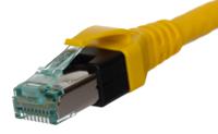 09474747111 HARTING, 2m Cat6, Yellow RJ45 to Male RJ45 Male, SF/UTP Shielded, Terminated PUR Sheath
