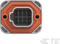 dt15-6p-gp01 TE Connectivity, DEUTSCH DT Automotive Connector Plug Screw 6 Way, Solder Termination DT15-6P-GP01