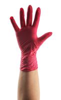 gp0065 Unigloves Red Pearl Red Powder-Free Nitrile Disposable Gloves, Size 10, XL, 100 per Pack