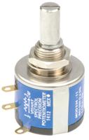 534b1501jl Vishay 534 500Ω Rotary Potentiometer 10-Turns 1-Gang Panel Mount, 534B1501JL