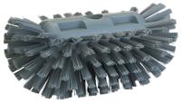 703788 Vikan Hard Bristle Grey Scrubbing Brush, 40mm bristle length, PET bristle material