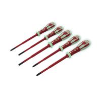 t49283pd CK T49283PD Pozidriv; Slotted Insulated Screwdriver Set, 5-Piece