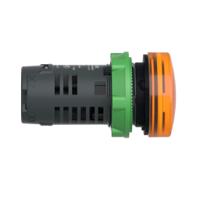 xb5evb5 Schneider Electric, Harmony XB5, Panel Mount Orange Universal LED Pilot Light Complete, 22mm Cutout, IP66, Round, 24V