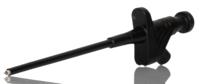930113100 Hirschmann Test & Measurement Black Grabber Clip with Pincers, 4A, 60V dc, 4mm Socket