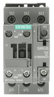 3rt2024-1bb40 Siemens SIRIUS 3RT Size S0, 3RT2 Contactor, 24 V dc Coil, 3-Pole, 12 A, 5.5 kW, 3NO, 400 V ac