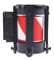cas-std-d3 Tensator Red & White Retractable Barrier, 2.3m, Red, White Tape