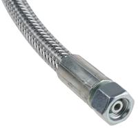 110-2243 RS PRO 500mm Galvanized Steel Wire Hydraulic Hose Assembly, 190bar Max Pressure