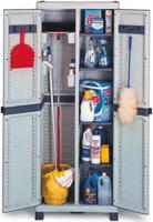 417-6246 RS PRO 2 Door PP Floor Standing Storage Cabinet, 1748 x 700 x 438mm