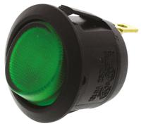 r13112bnab Arcolectric (Bulgin) Ltd Illuminated SPST, On-Off Rocker Switch Panel Mount