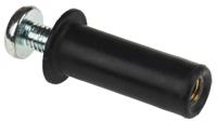 r-rnt-m5x30 RawlPlug Black Rubber, Steel Wall Plug, 26.1mm Length, 10mm Fixing Hole Diameter