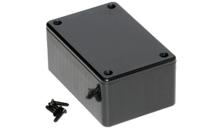 1591lsbk Hammond 1591 Series Black ABS Enclosure, IP54, Black Lid, 85 x 56 x 35mm