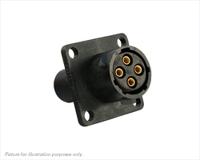 uts0104p Souriau Sunbank by Eaton Circular Connector, 4 Contacts, Flange, Standard Connector, Plug, Male, IP68, IP69K, UTS Series