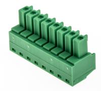 1803633 Phoenix Contact, 3.81mm Pitch, MC 1.5/ 8-ST-3.81, 8 Way, , Pluggable Terminal Block, Plug, Cable Mount, Screw