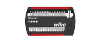 29417 Wiha Bit Set 31 Pieces, Phillips, Pozidriv, Slotted, Torx