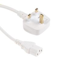 262-1182 RS PRO IEC C13 Socket to Type G UK Plug Power Cord, 3m