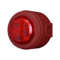 811020full-0081 Eaton Series Red Flashing Beacon, 9 → 60 V dc, Surface Mount, LED Bulb, IP65