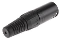 457-875 RS PRO Cable Mount XLR Connector, Male, 250 V ac, 3 Way, Silver Plating